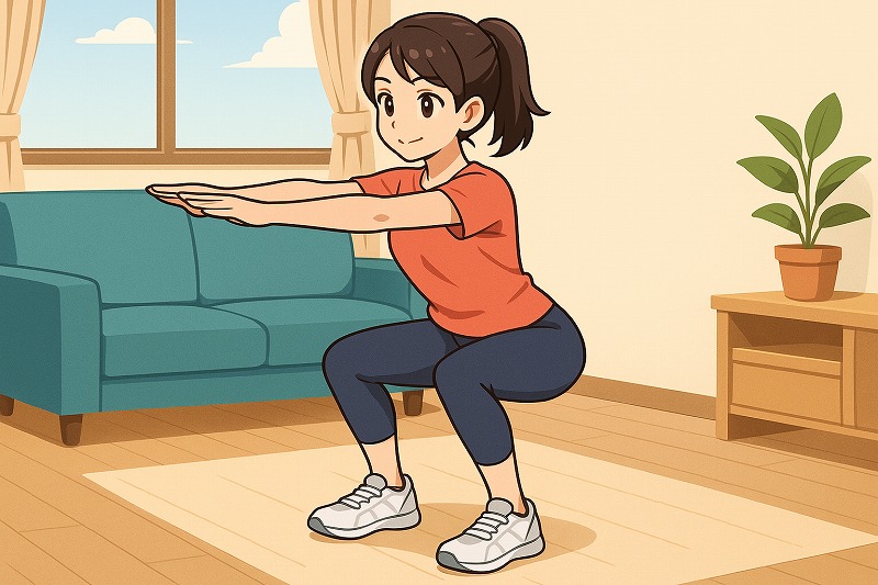 一番痩せる運動を室内で始めるコツ