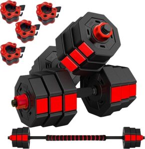 Wout バーベルにもなる ダンベル 5kg 10kg 15kg 20kg ２個セット
