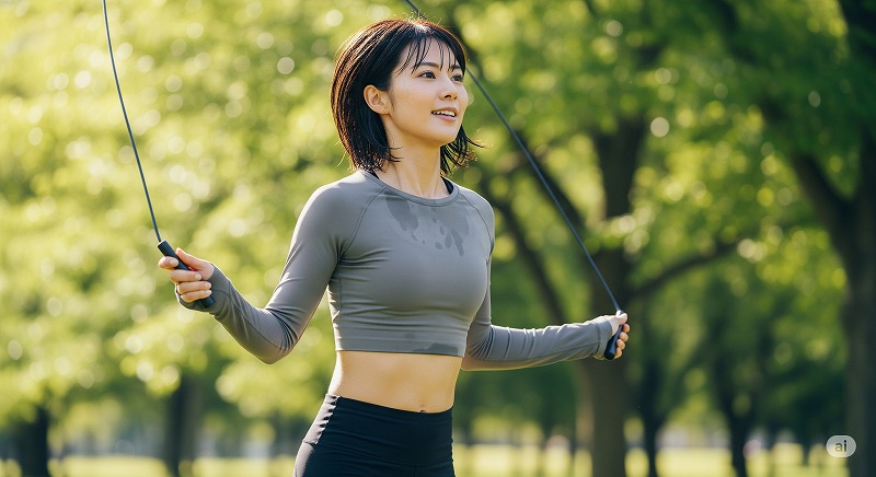 縄跳びダイエットで1ヶ月に何キロ痩せる？
