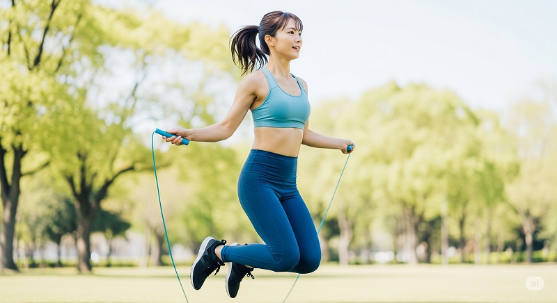 縄跳びダイエットで何キロ痩せる？1ヶ月の効果を解説